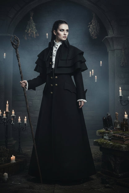 Men's New Medieval Coat for Cosplay Sorceress Sanctuary