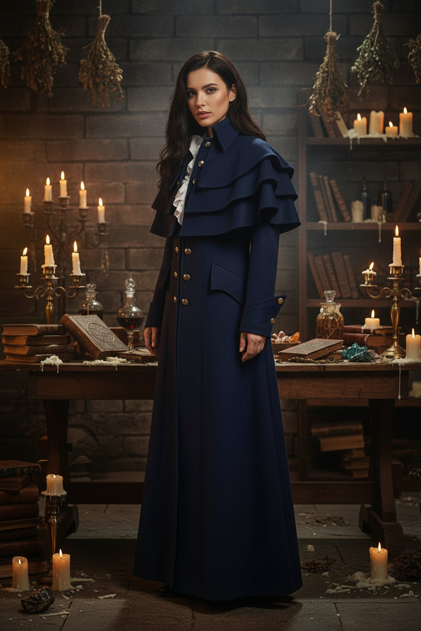 Men's New Medieval Coat for Cosplay Sorceress Sanctuary