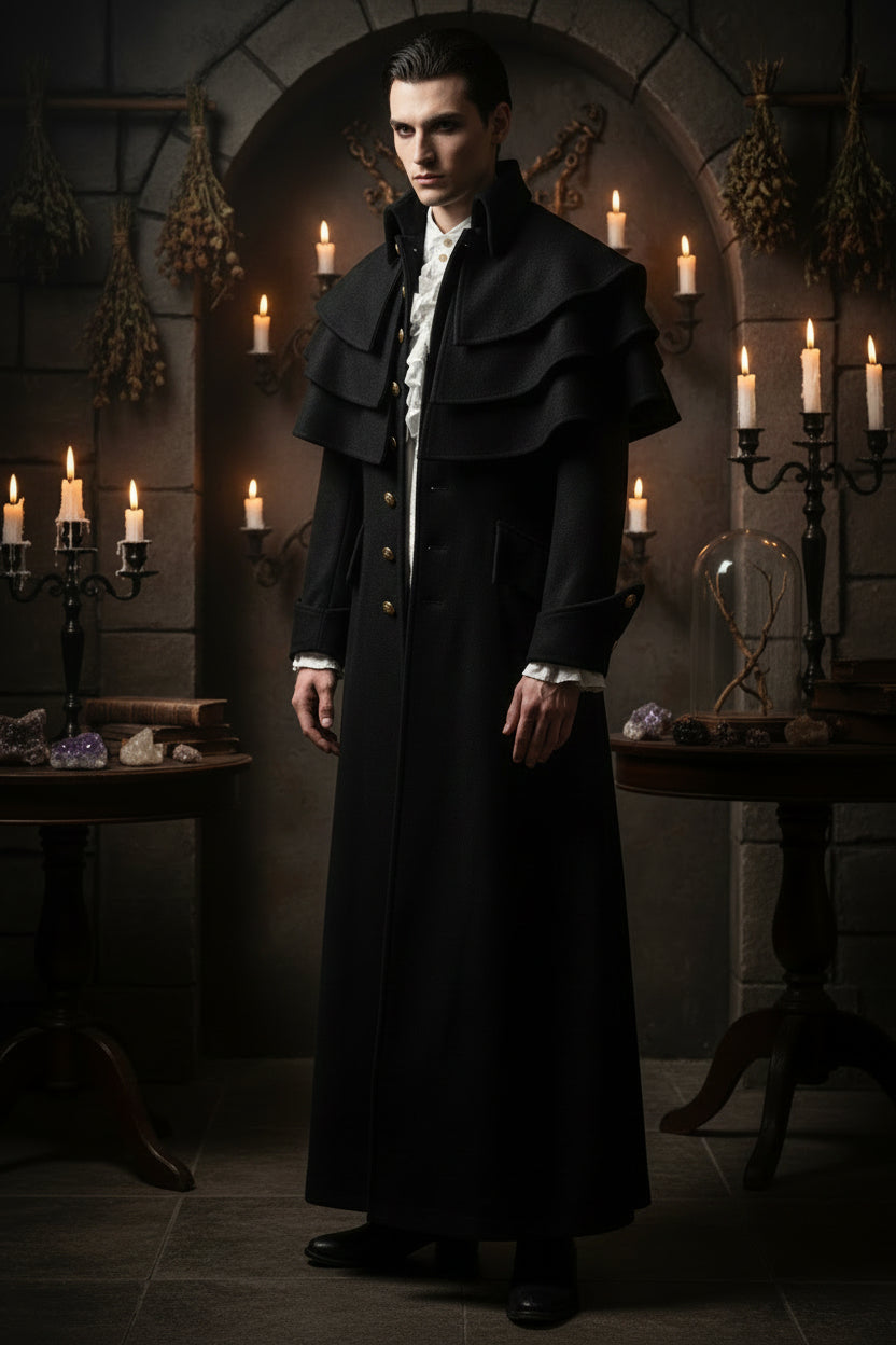 Men's New Medieval Coat for Cosplay Sorceress Sanctuary