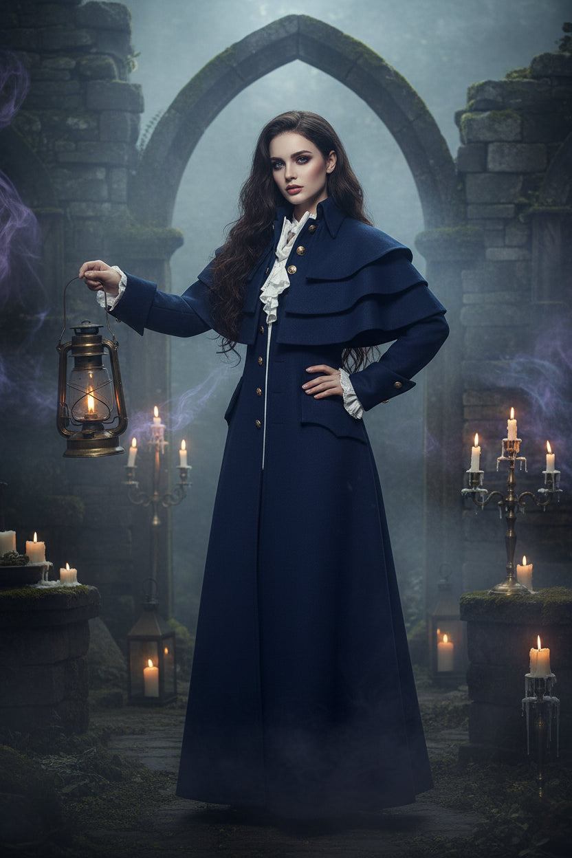 Men's New Medieval Coat for Cosplay Sorceress Sanctuary