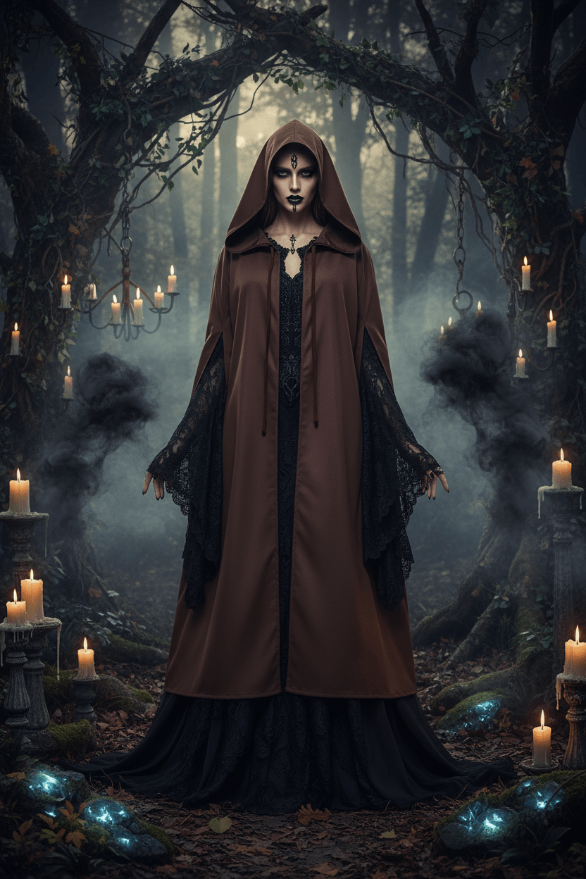 Shadowmancer Ritual Cloak Sorceress Sanctuary