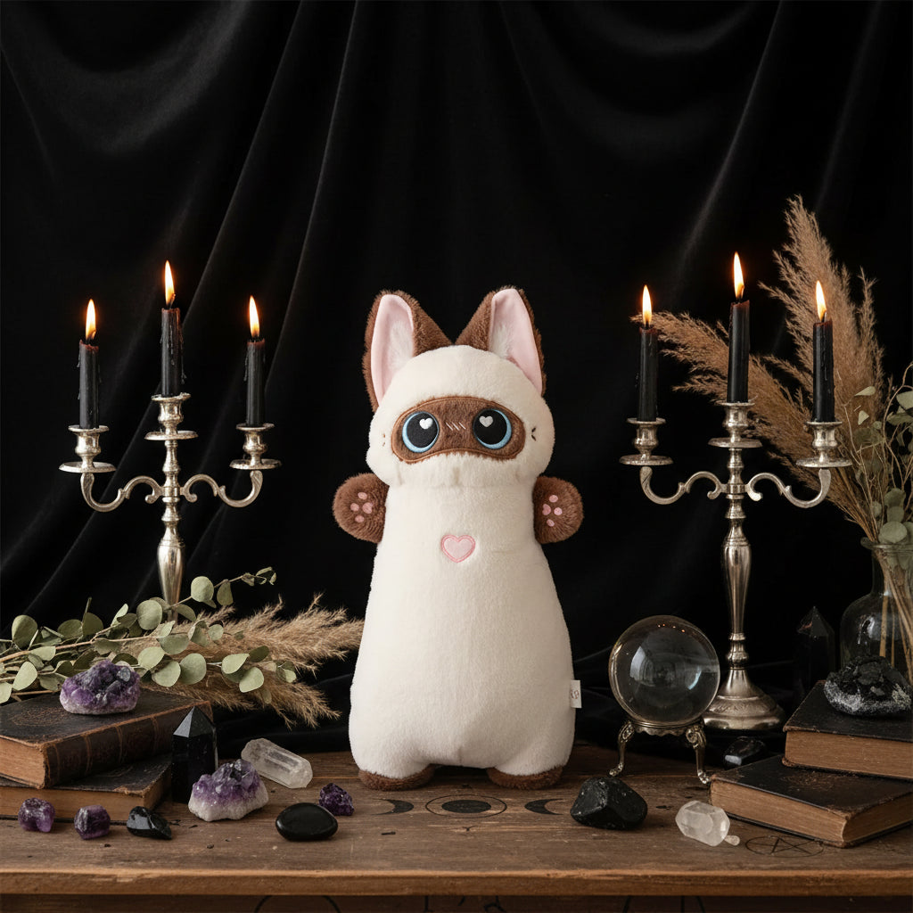 Siamese Cat Plushies - Sorceress Sanctuary Siam Meow Cat Strip / 55cm 0.5KG-Blue Cat Cat Strip / 55cm 0.5KG-Pig strips / 55cm 0.5KG-Dairy Cats / 55cm 0.5KG-Orange cat strip / 55cm 0.5KG