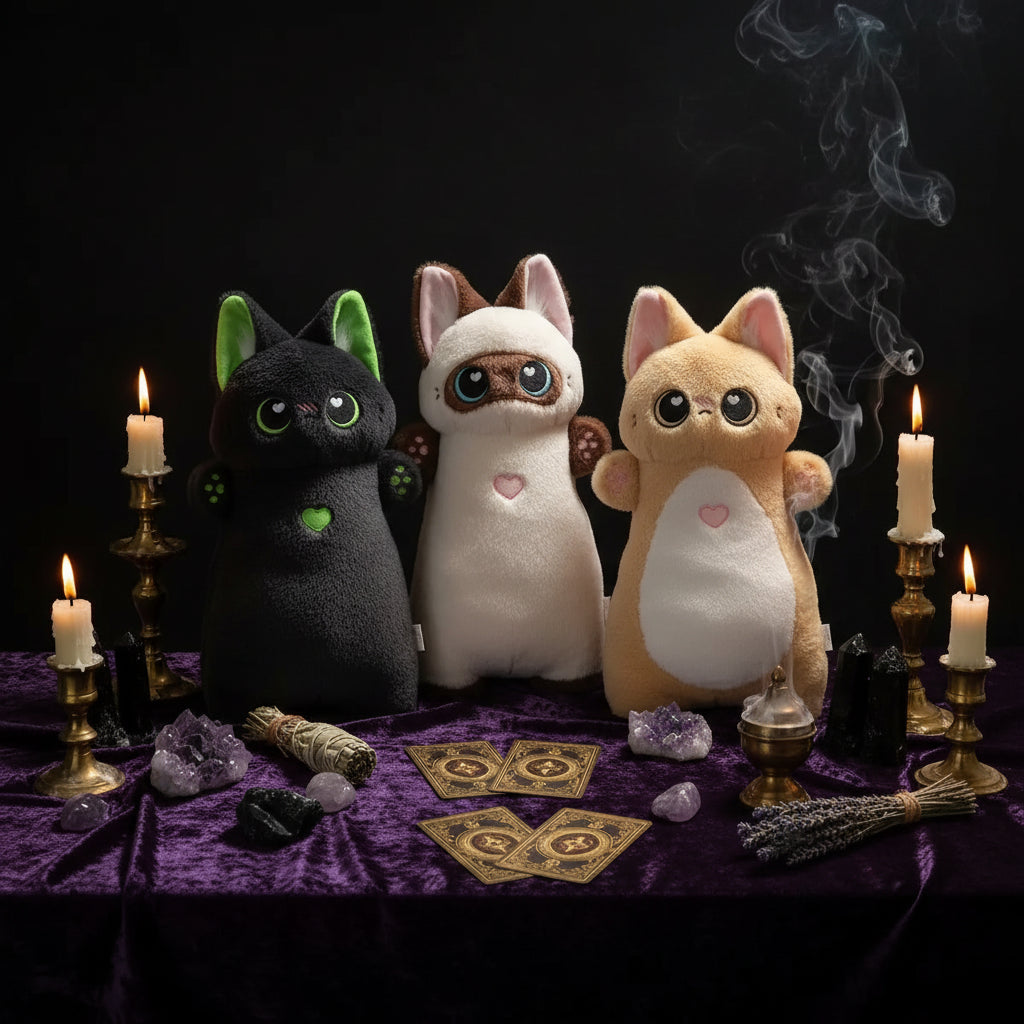 Siamese Cat Plushies - Sorceress Sanctuary Siam Meow Cat Strip / 55cm 0.5KG-Blue Cat Cat Strip / 55cm 0.5KG-Pig strips / 55cm 0.5KG-Dairy Cats / 55cm 0.5KG-Orange cat strip / 55cm 0.5KG