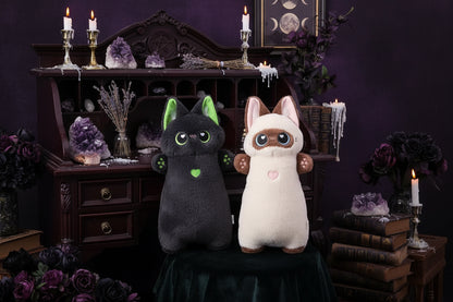 Siamese Cat Plushies - Sorceress Sanctuary Siam Meow Cat Strip / 55cm 0.5KG-Blue Cat Cat Strip / 55cm 0.5KG-Pig strips / 55cm 0.5KG-Dairy Cats / 55cm 0.5KG-Orange cat strip / 55cm 0.5KG