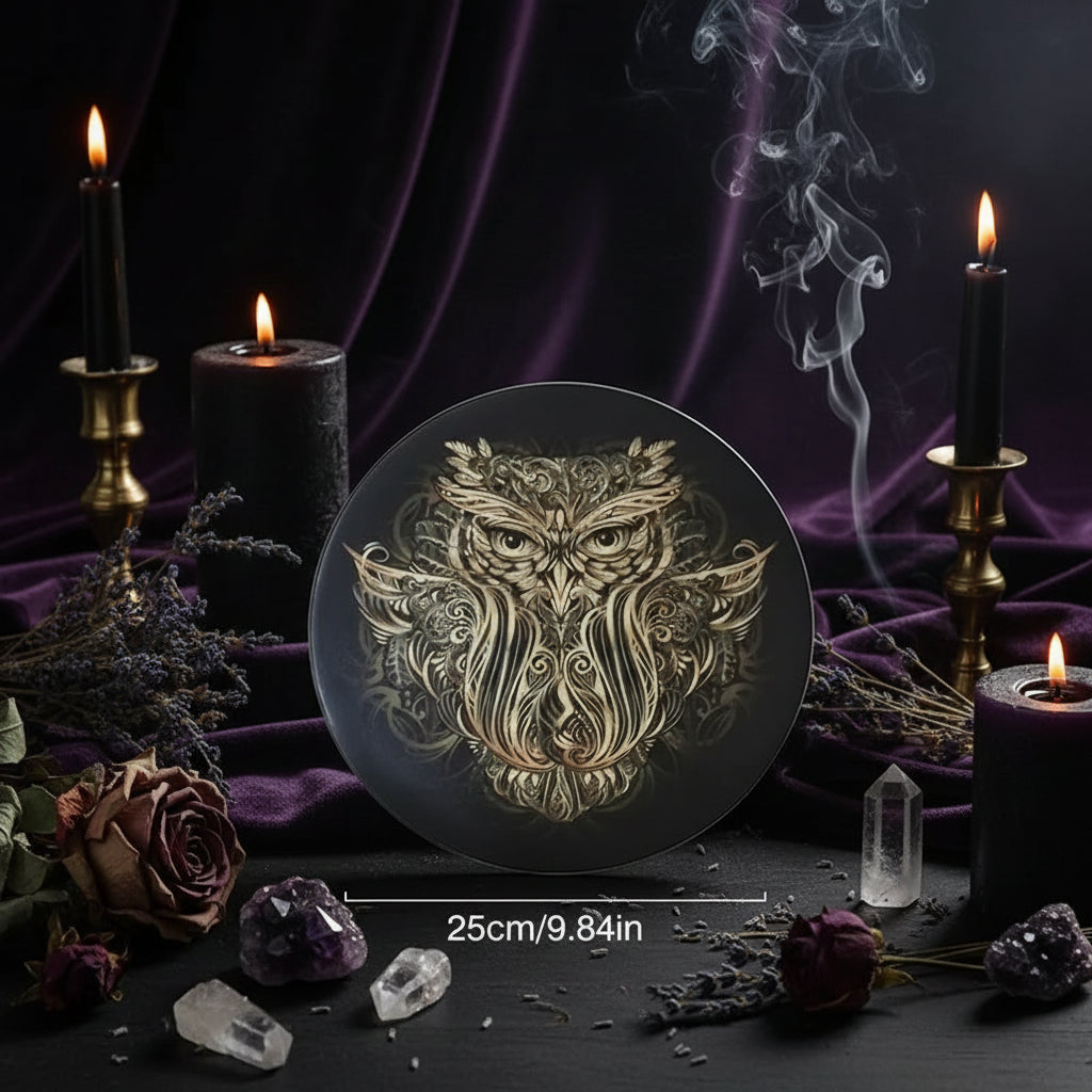 Siberian Owl Drum - Sorceress Sanctuary Owl