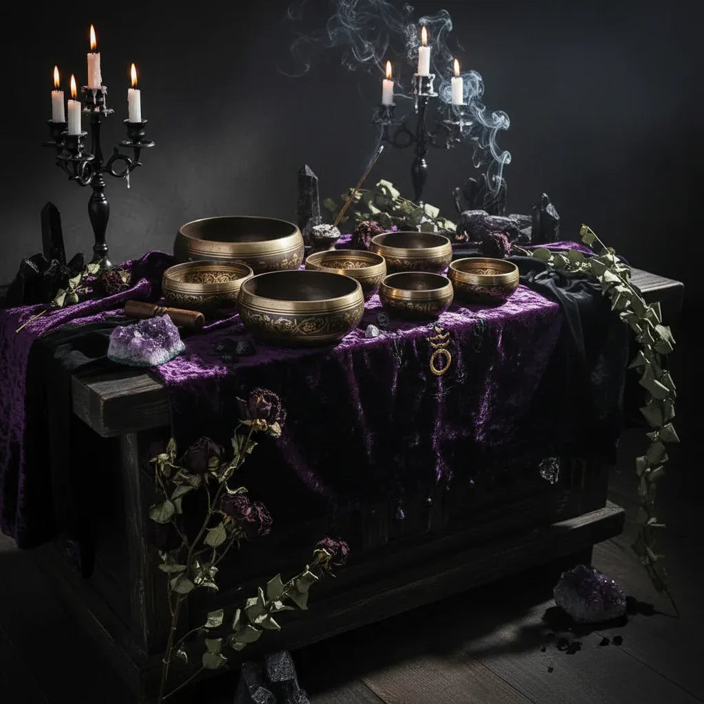 Singing Bowl - Sorceress Sanctuary 8CM-8.5CM-9.5CM-12.5CM-10.5CM