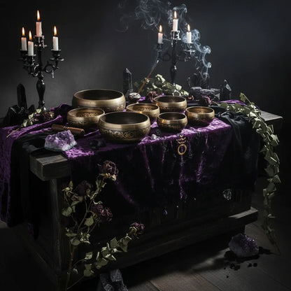 Singing Bowl - Sorceress Sanctuary 8CM-8.5CM-9.5CM-12.5CM-10.5CM