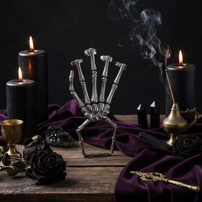 Skeleton Stretch Bracelet - Sorceress Sanctuary Silver-Black-Golden