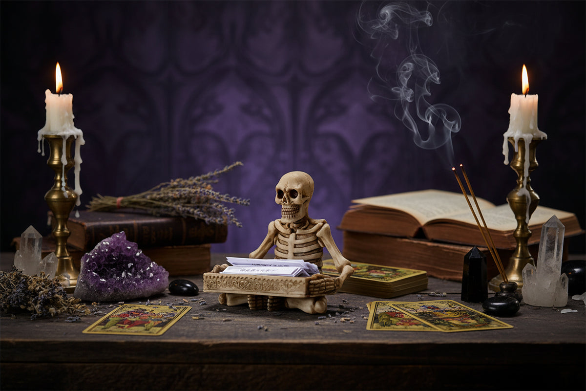 Skeleton Tray - Sorceress Sanctuary Antique Color