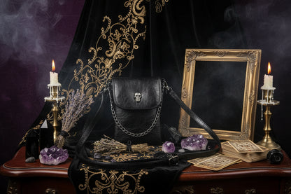 Skull Chain Bag - Sorceress Sanctuary Black / Q1pc