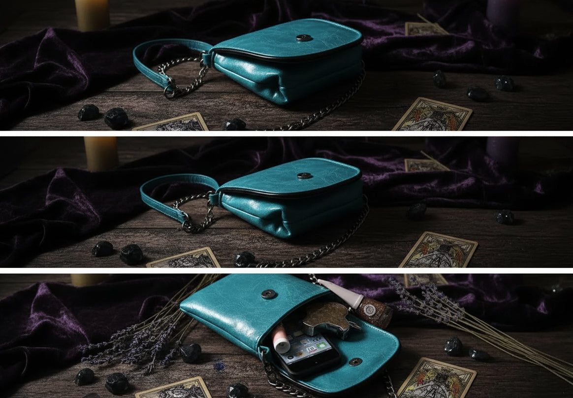 Skull Chain Bag - Sorceress Sanctuary Black / Q1pc