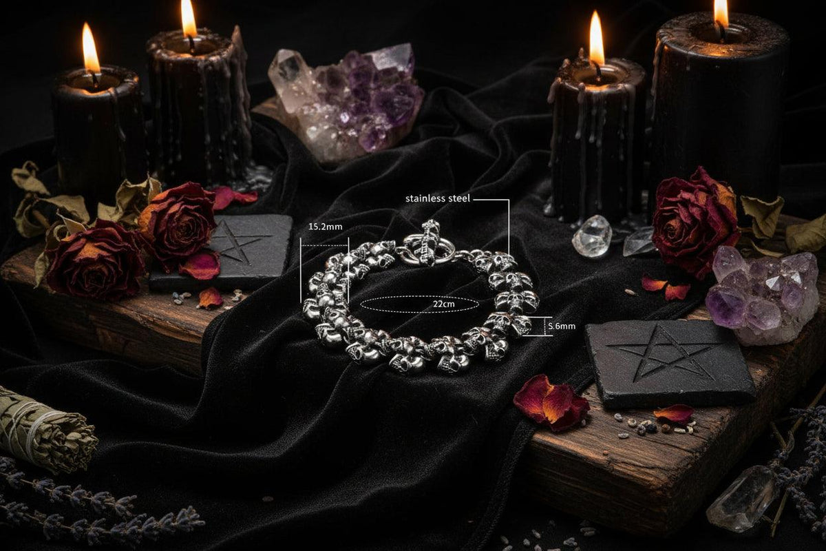 Skull Chain Bracelet Sorceress Sanctuary