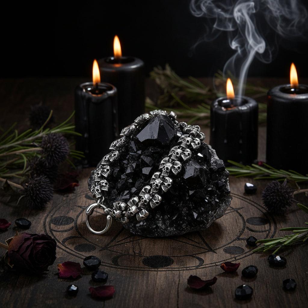 Skull Chain Bracelet Sorceress Sanctuary