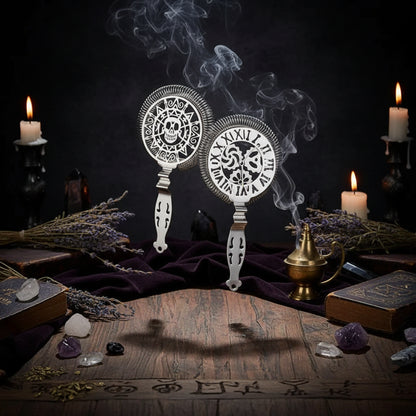 Skull Cocktail Strainer - Sorceress Sanctuary Silver Windmill-Silver Skull-Silver Scorpion