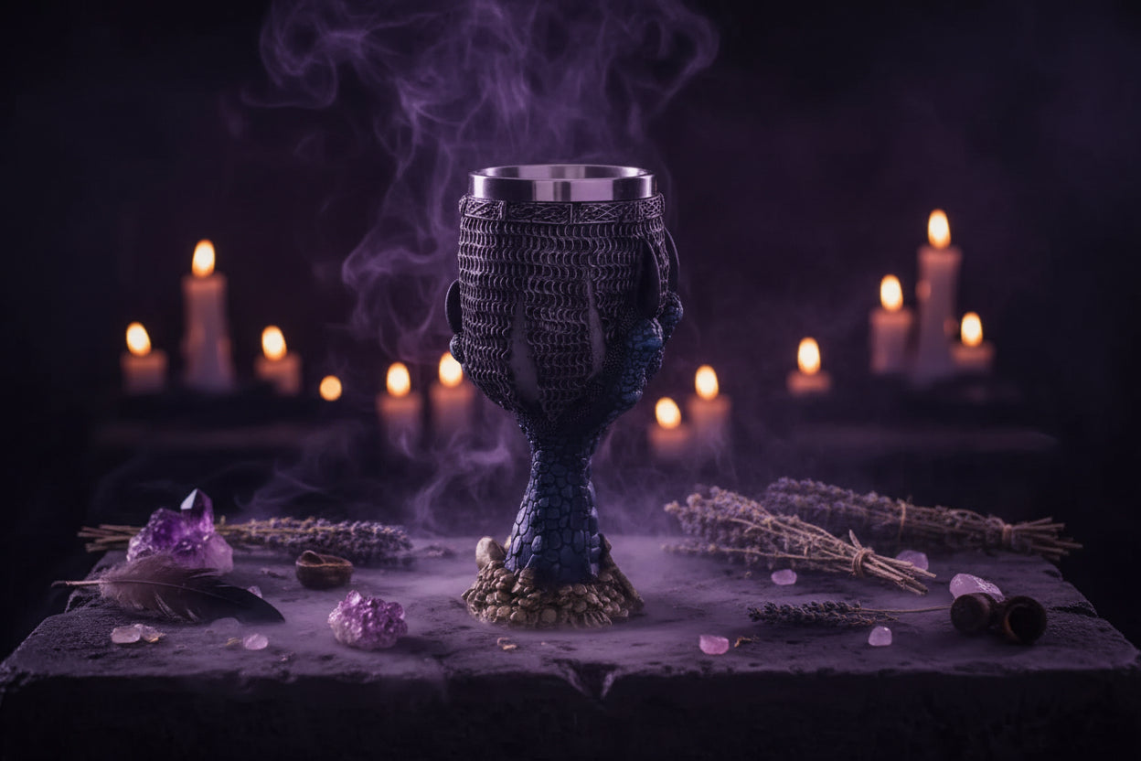Skull Goblet - Sorceress Sanctuary Green