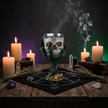 Skull Goblet - Sorceress Sanctuary Green