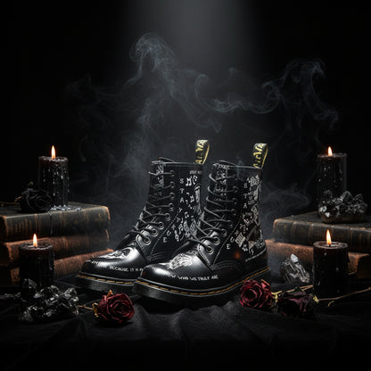 Graffiti Boots - Sorceress Sanctuary Black / 35-Black / 36-Black / 37-Black / 38-Black / 39