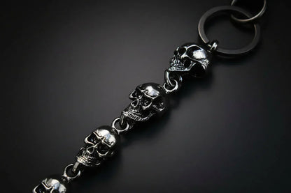 Goth Skull Metal Chain - Sorceress Sanctuary Black