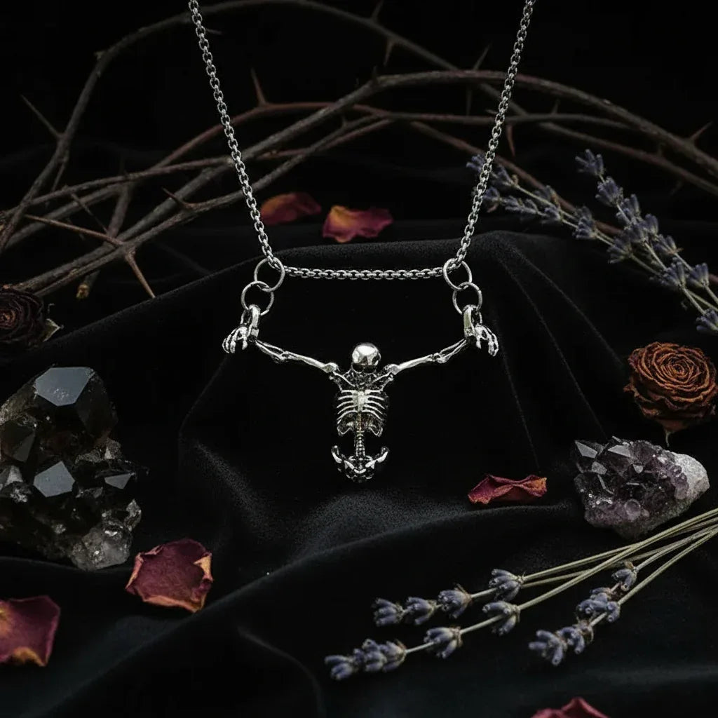 Skull Necklace - Sorceress Sanctuary As Shown