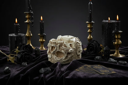 Skull Planter - Sorceress Sanctuary White