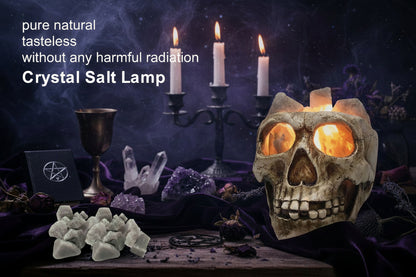Skull Rock Lamp - Sorceress Sanctuary Warm light