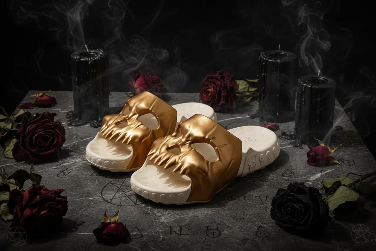 Skull Sandals - Sorceress Sanctuary Beige / 36-37-Beige / 38-39-Beige / 40-41-Beige / 42-43-Beige / 44-45