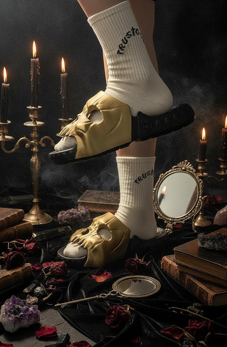 Skull Sandals - Sorceress Sanctuary Beige / 36-37-Beige / 38-39-Beige / 40-41-Beige / 42-43-Beige / 44-45
