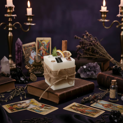 Smokeless Scented Candles - Sorceress Sanctuary Circle-Square