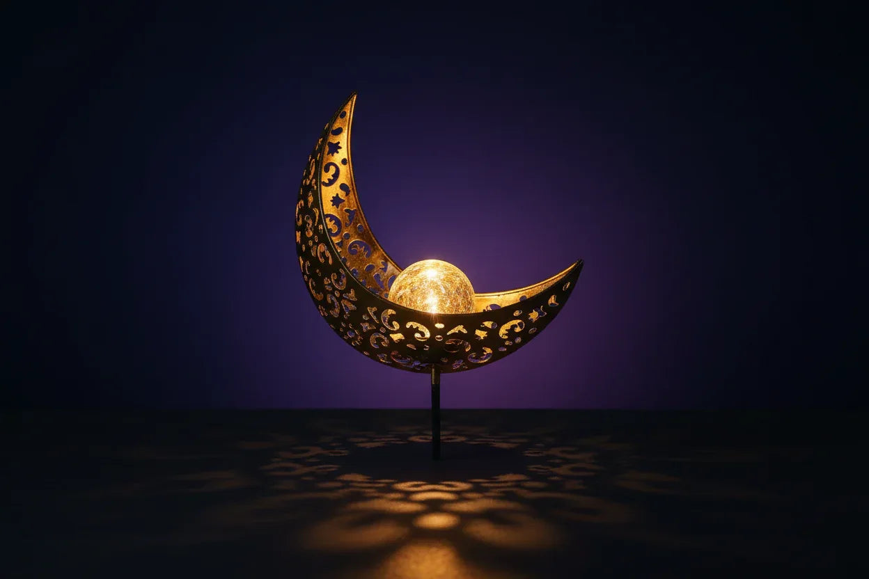 Solar Celestial Light - Sorceress Sanctuary White-Cutout-Flame lamp