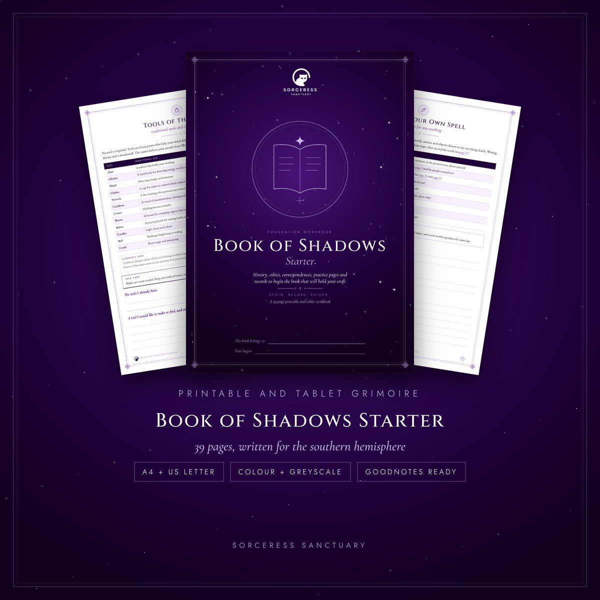 Book of Shadows Starter