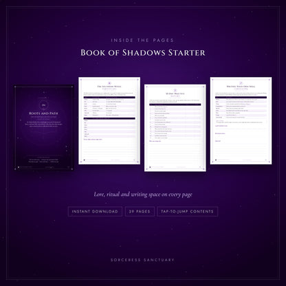 Book of Shadows Starter