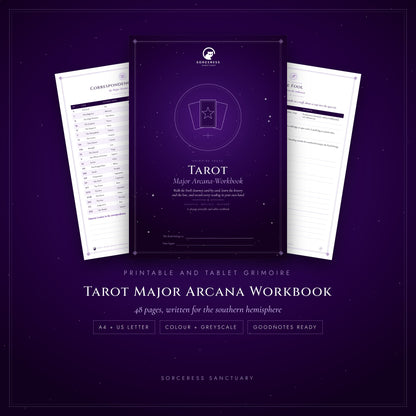 Tarot Major Arcana Workbook