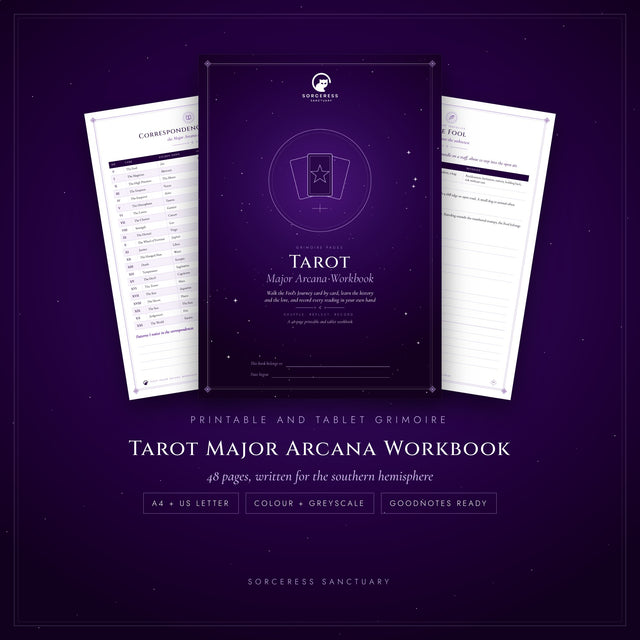 Tarot Major Arcana Workbook