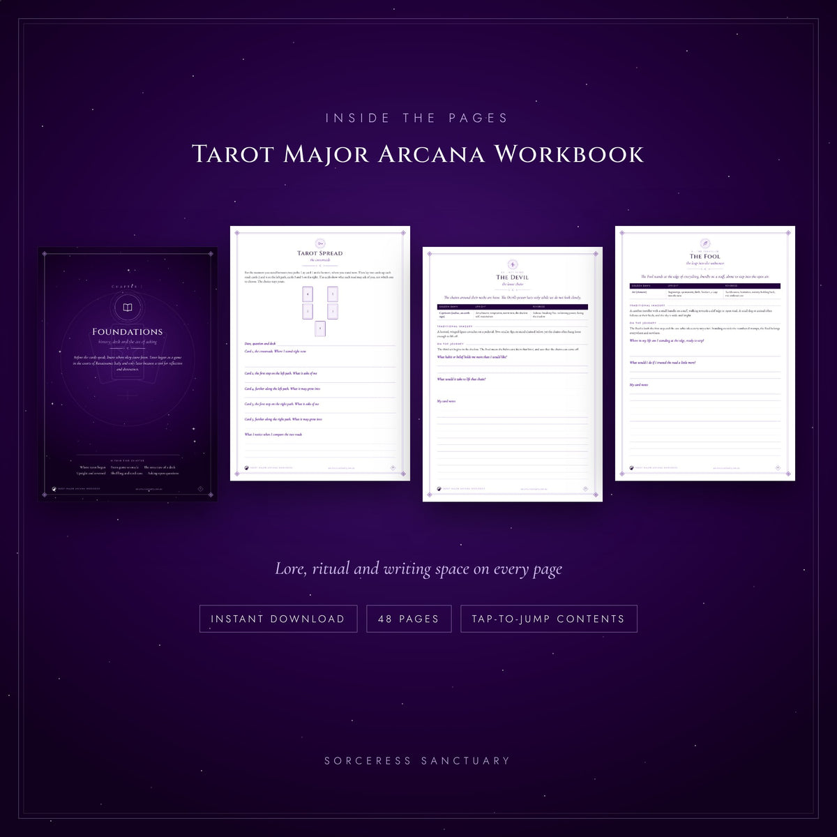 Tarot Major Arcana Workbook