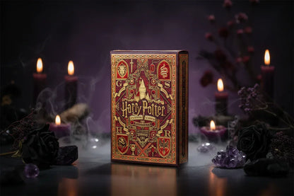 Spellcaster’s Playing Cards - Sorceress Sanctuary Red (Gryffindor)-Green (Slytherin)-Blue (Ravenclaw)-Yellow (Hufflepuff)