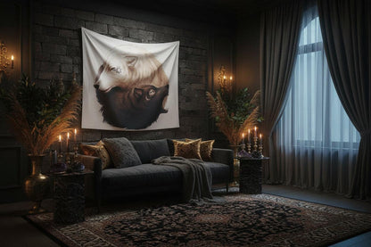 Spirit Wolf Tapestry Sorceress Sanctuary