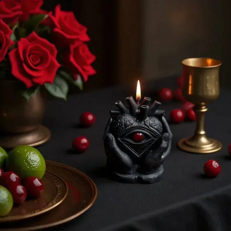 Spooky Candle Molds - Sorceress Sanctuary Guardians Heart-Mysterious Eye Guardian