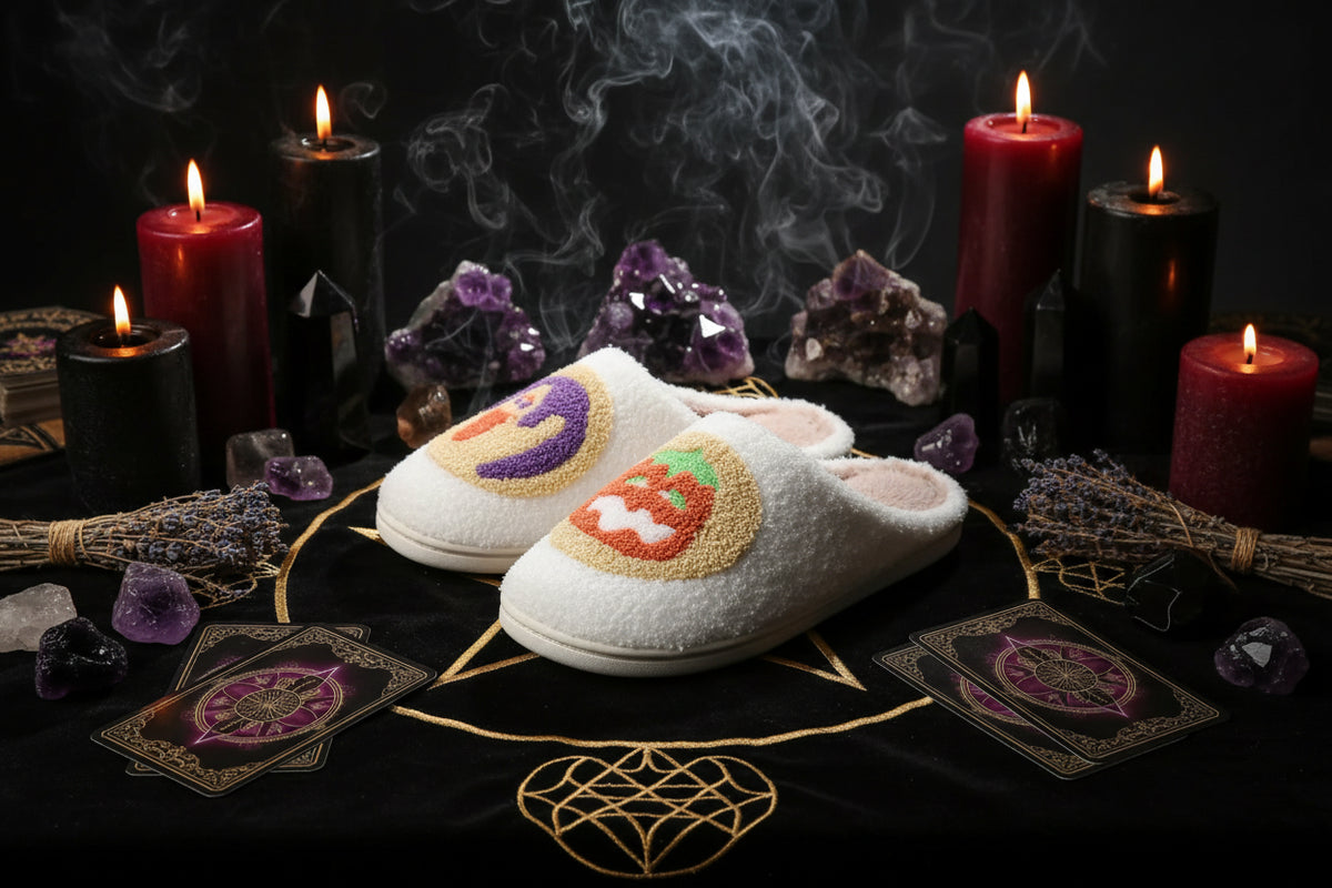 Spooky Comfort Slippers - Sorceress Sanctuary