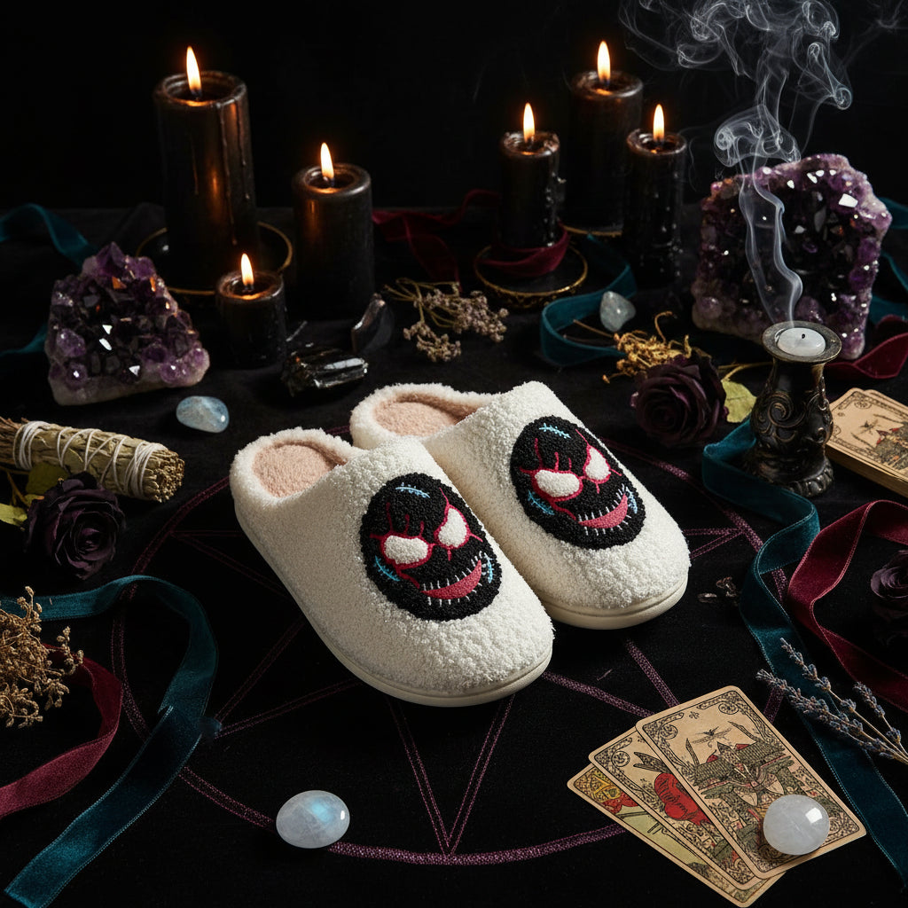 Spooky Comfort Slippers - Sorceress Sanctuary