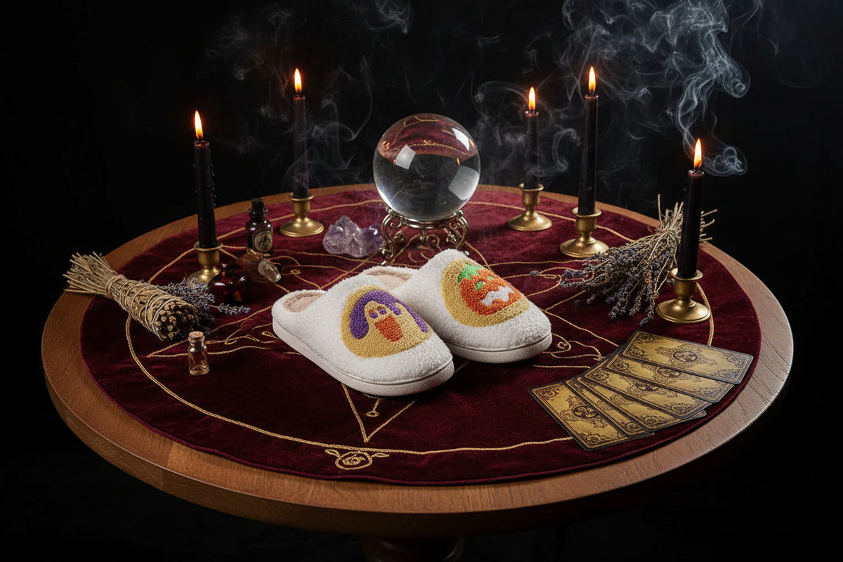 Spooky Comfort Slippers - Sorceress Sanctuary