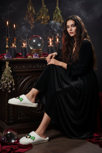 Spooky Comfort Slippers - Sorceress Sanctuary