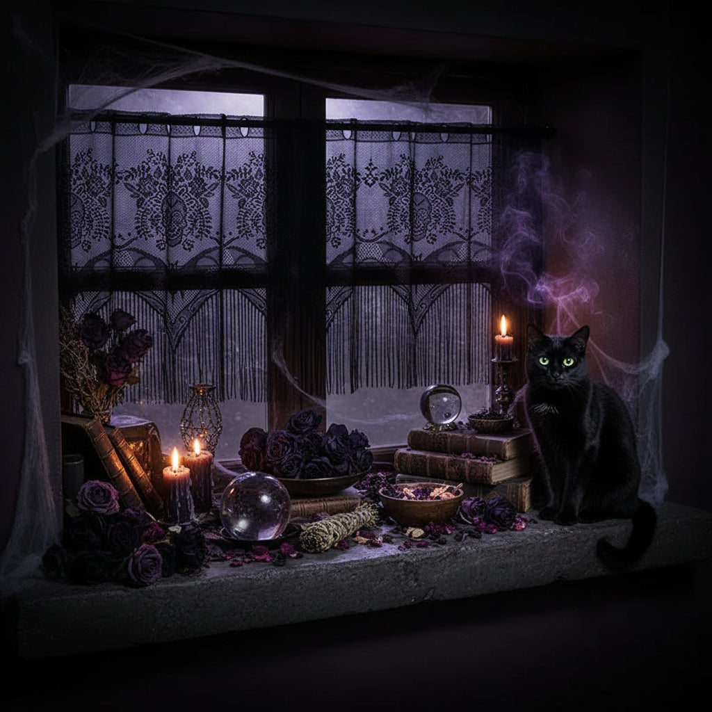 Spooky Curtain - Sorceress Sanctuary 150*52cm