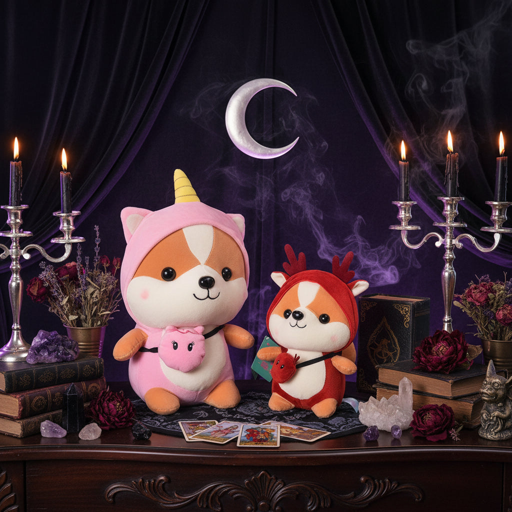 Squirrel Outfit Plush - Sorceress Sanctuary Dinosaur / 25cm-Deer / 25cm-Unicorn / 25cm