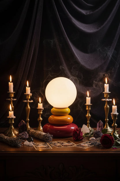 Zen Stacked Stone Lamp - Sorceress Sanctuary Gray / USB Dimming Three Colors-Blue / USB Dimming Three Colors-Orange / USB Dimming Three Colors-Blue / USB Monochrome Warm Light-Gray / USB Monochrome Warm Light
