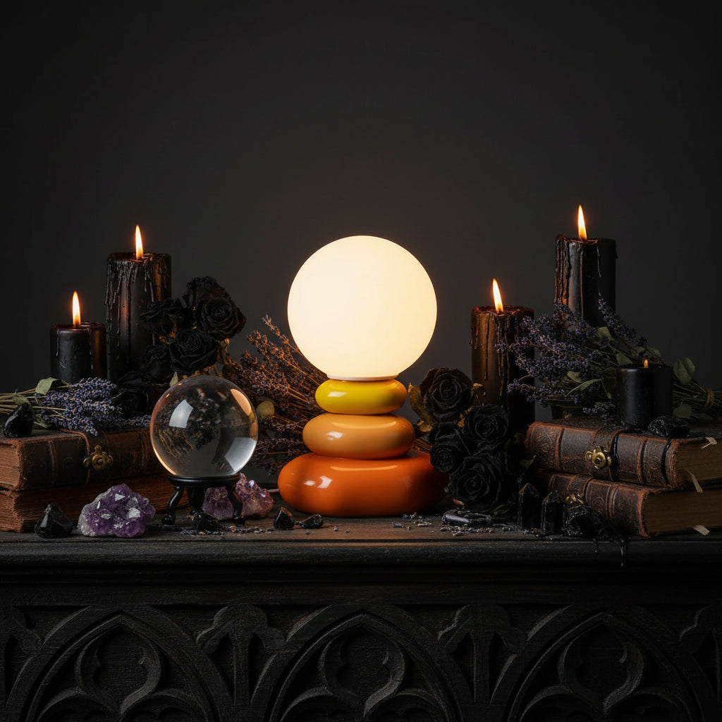 Zen Stacked Stone Lamp - Sorceress Sanctuary Gray / USB Dimming Three Colors-Blue / USB Dimming Three Colors-Orange / USB Dimming Three Colors-Blue / USB Monochrome Warm Light-Gray / USB Monochrome Warm Light