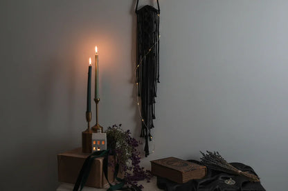 Star & Moon Dream Catcher - Sorceress Sanctuary Black star-Black moon