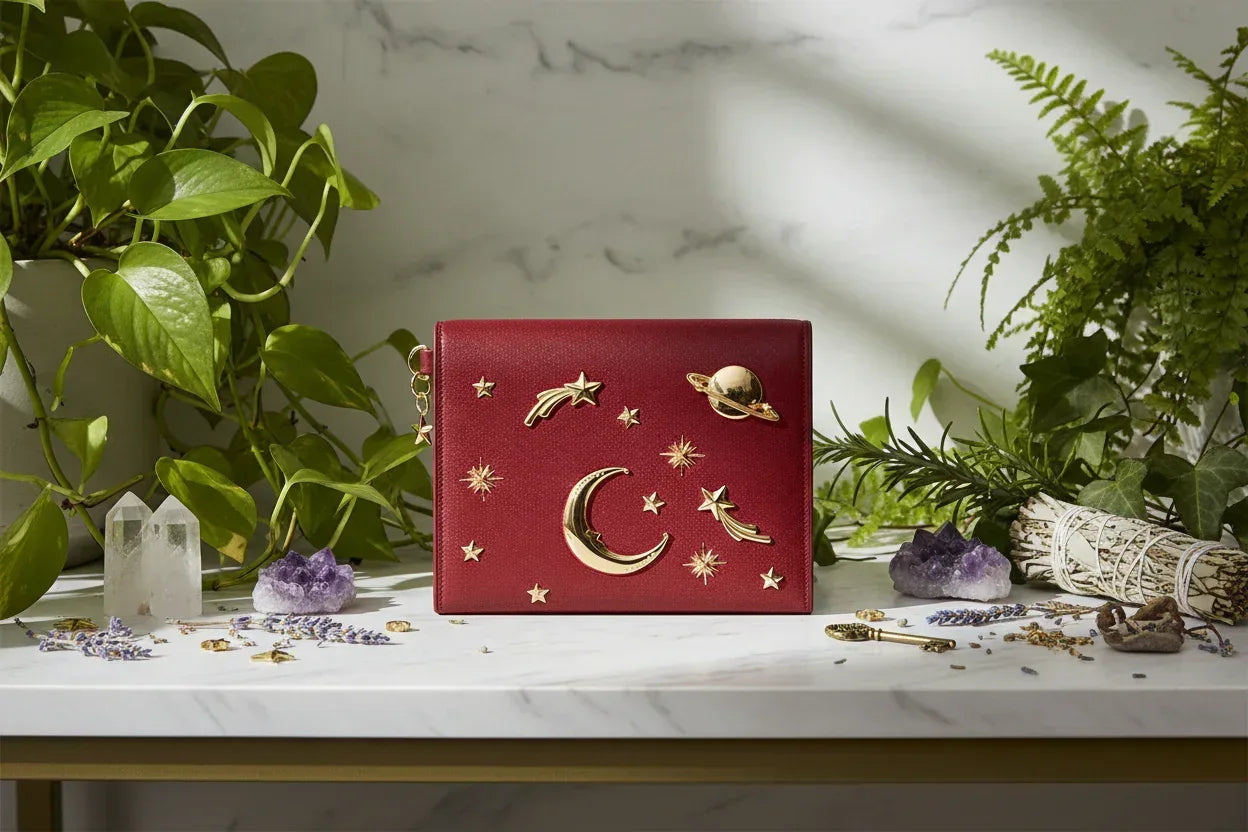 Star & Moon Wallet - Sorceress Sanctuary Black