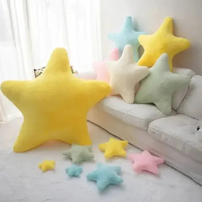 Star Plush Pillow - Sorceress Sanctuary Blue / 18 cm-Blue / 40 cm-Blue / 80 cm-Milky White / 18 cm-Milky White / 40 cm