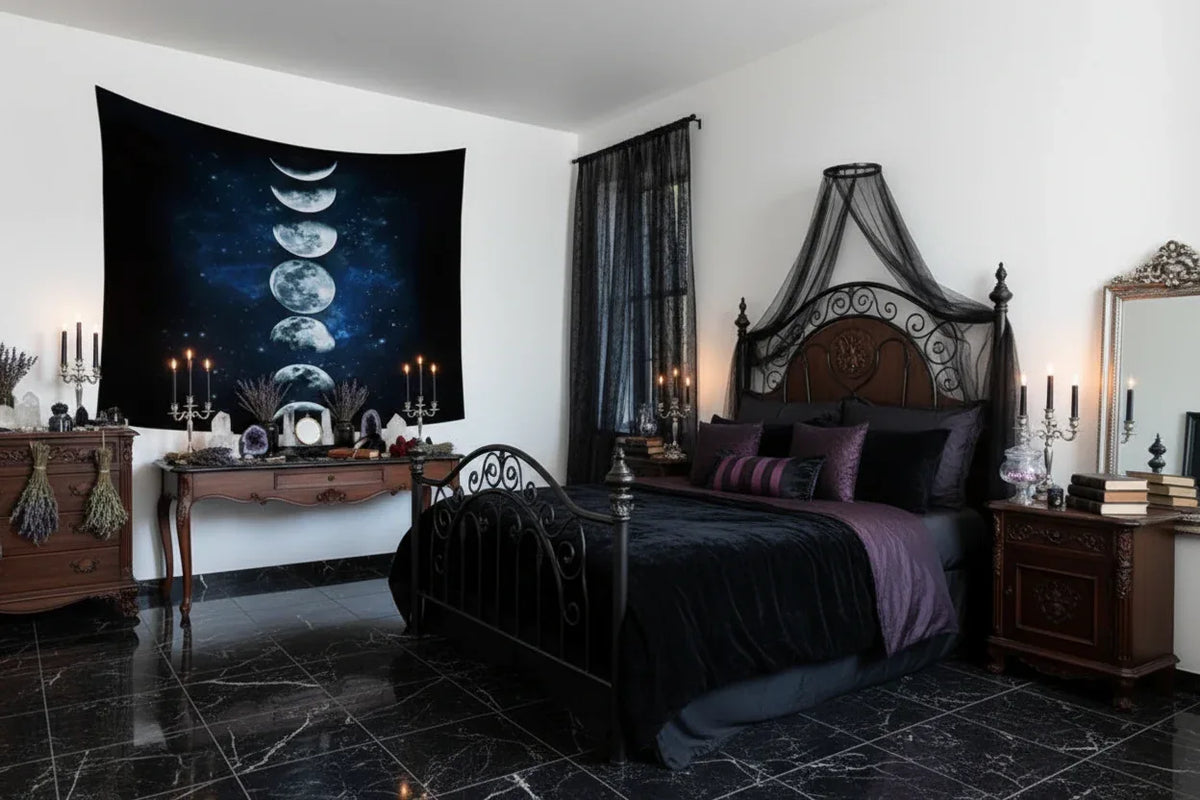 Starry Moon Tapestry - Sorceress Sanctuary 130x150cm-150x200cm
