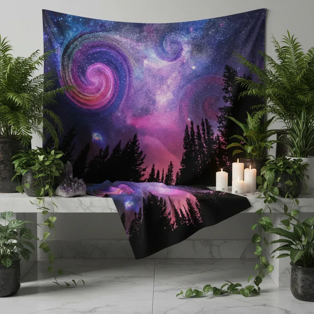 Starry Sky Tapestry - Sorceress Sanctuary 150x130cm thick-150×100cm-150×130cm-150x100cm thick